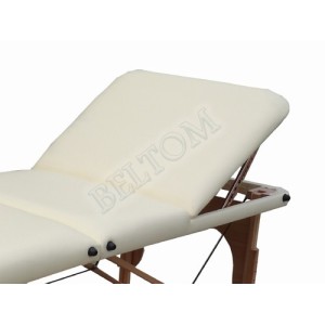 Massagetafel 3 zones crème + rolhouder