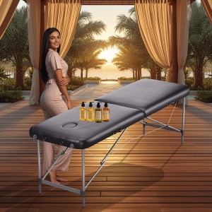 Massageliege aus Aluminium Basic 2 zonen