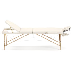 Liege massage-neue modell Sahne + Rollenhalter