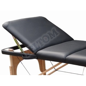 Liege-massage der 3 zonen Schwarz + Halterung