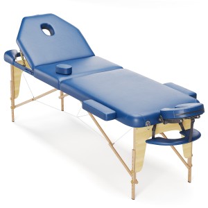 Lettino massaggio nuovo modello Blu + Portarotolo