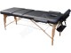 Massagetafel 3 zones zwart + rolhouder