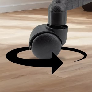 Professionele ijzeren trolley met 5 wielen