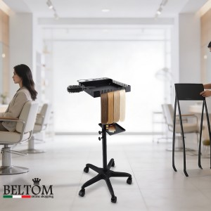 Carrello professionale in ferro con 5 rotelle