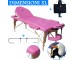 Roze nieuw model massage bed + rolhouder
