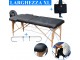 Table de Massage 2 zones + Porte Rouleau