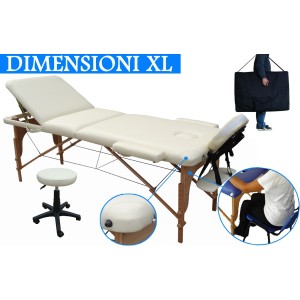 3-zone massagetafel + kruk