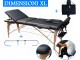 Massage 3 zones Noire + porte-Rouleau papier