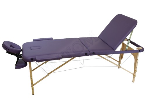 Lettino massaggio portatile 3 zone lettini da massaggio in legno