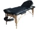 Massagetafel nieuw model zwart + rolhouder