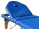 Nieuw model blauw massage bed + rolhouder