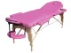 Roze nieuw model massage bed + rolhouder