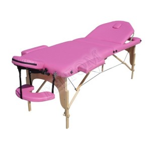 Liege-massage, neues modell, Rosa + Halterung