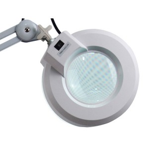 Loupe 5 dioptries avec support au sol