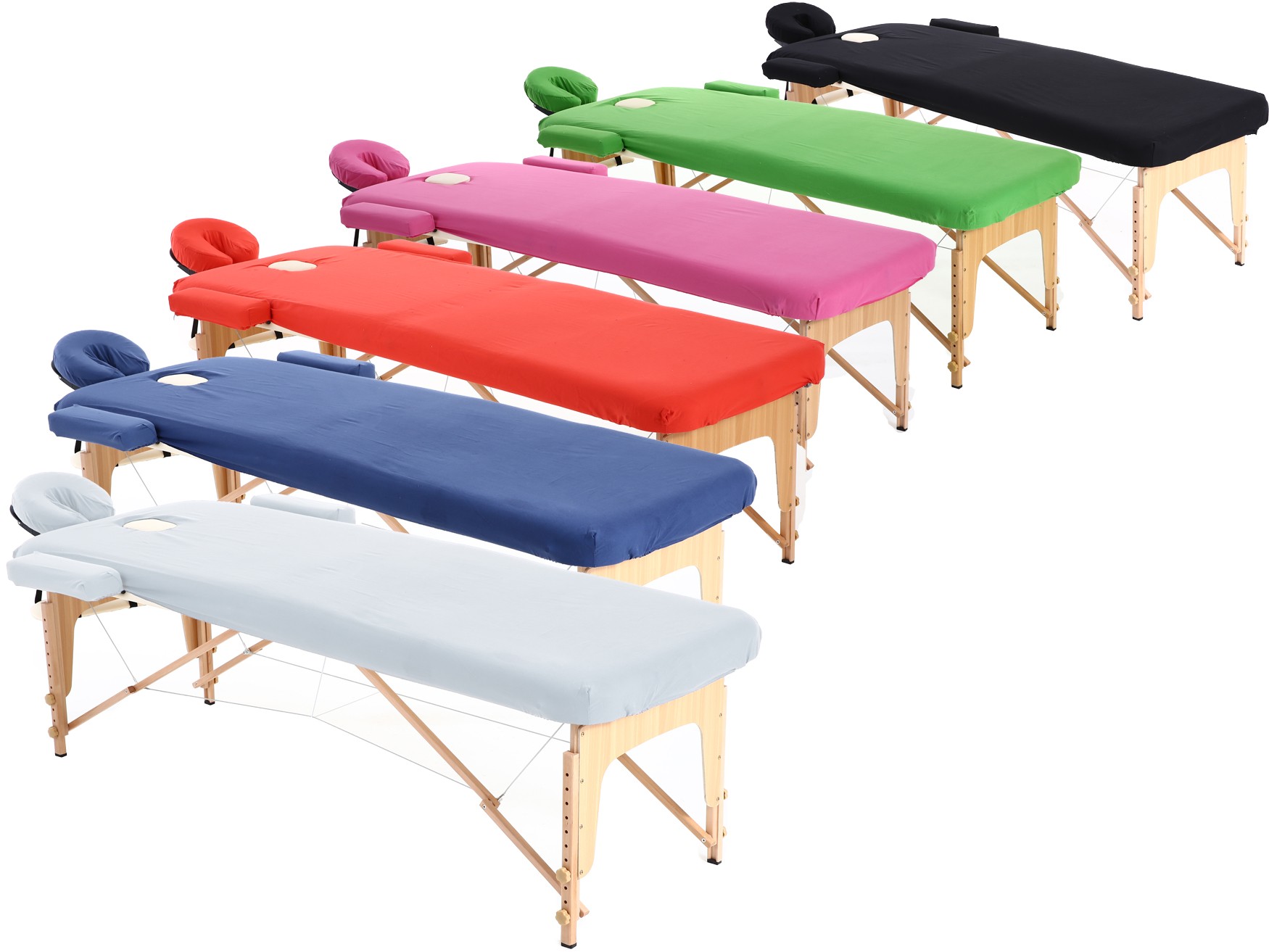 Promafit Copri lettino da massaggio impermeabile e oleorepellente in  poliuretano per lettino da massaggio con elastico – Rivestimento in PU per