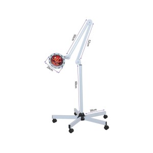Infrarood lamp met 5-wiel standaard
