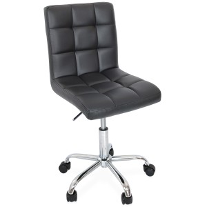 Swivel desk chair with casters