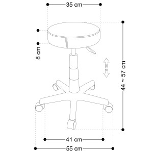 Tabouret manucure pédicure