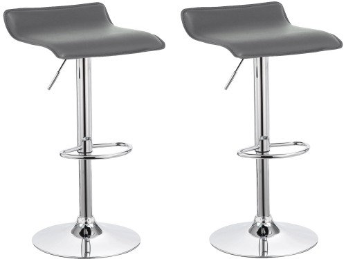store discounted 2 Modern Height Adjustable Kitchen Bar Stools - Bistro  Chair - WAVE