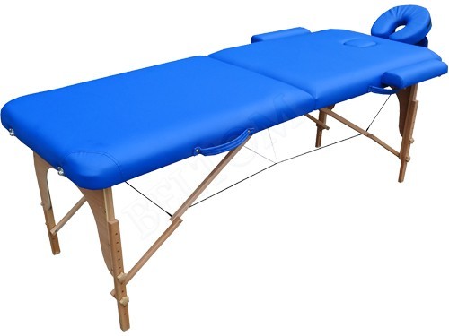 Table de massage pliante 2 zones en bois avec panneau Reiki +
