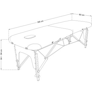 Massage Table Basic - Lightweight