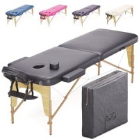 Wooden Massage Table 2 section