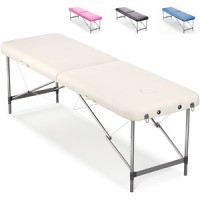 Massagetafel 2 Sectie in Aluminium