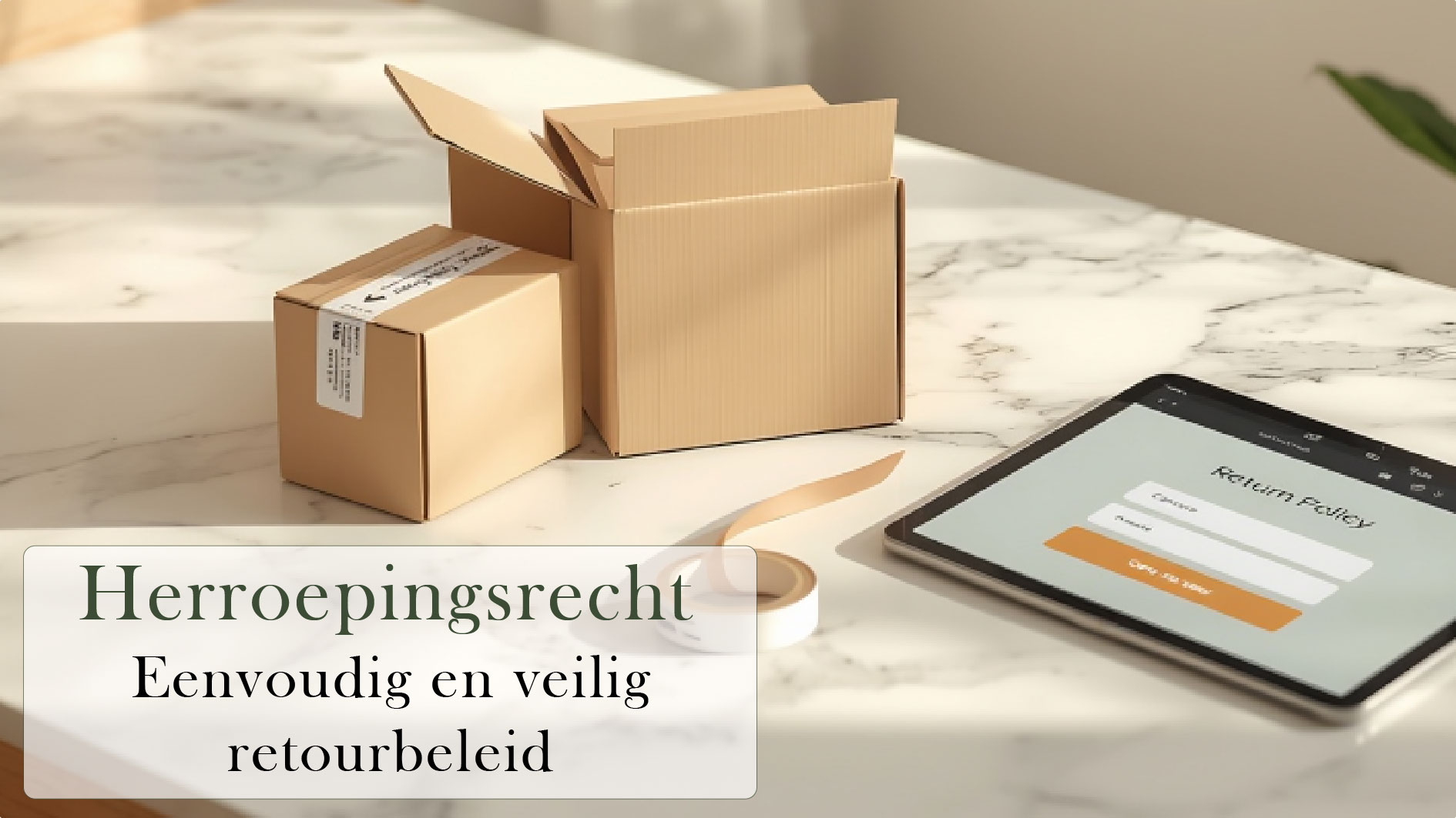 Retouren en herroepingen mobile