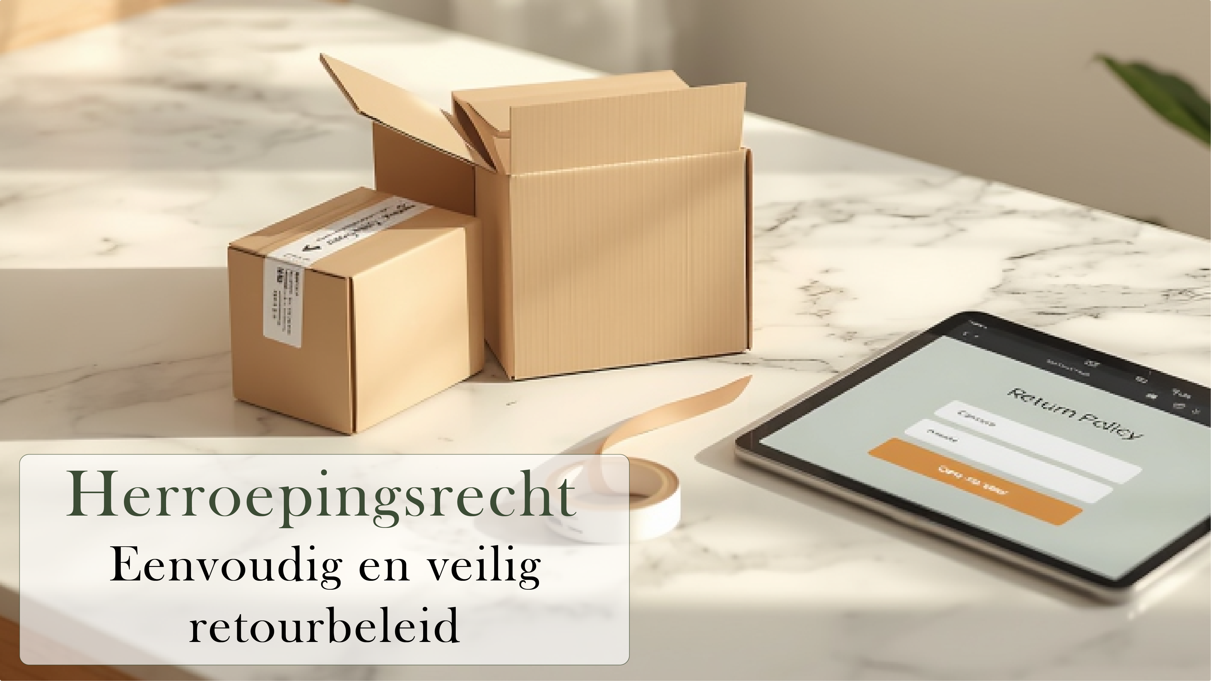 Retouren en herroepingen mobile