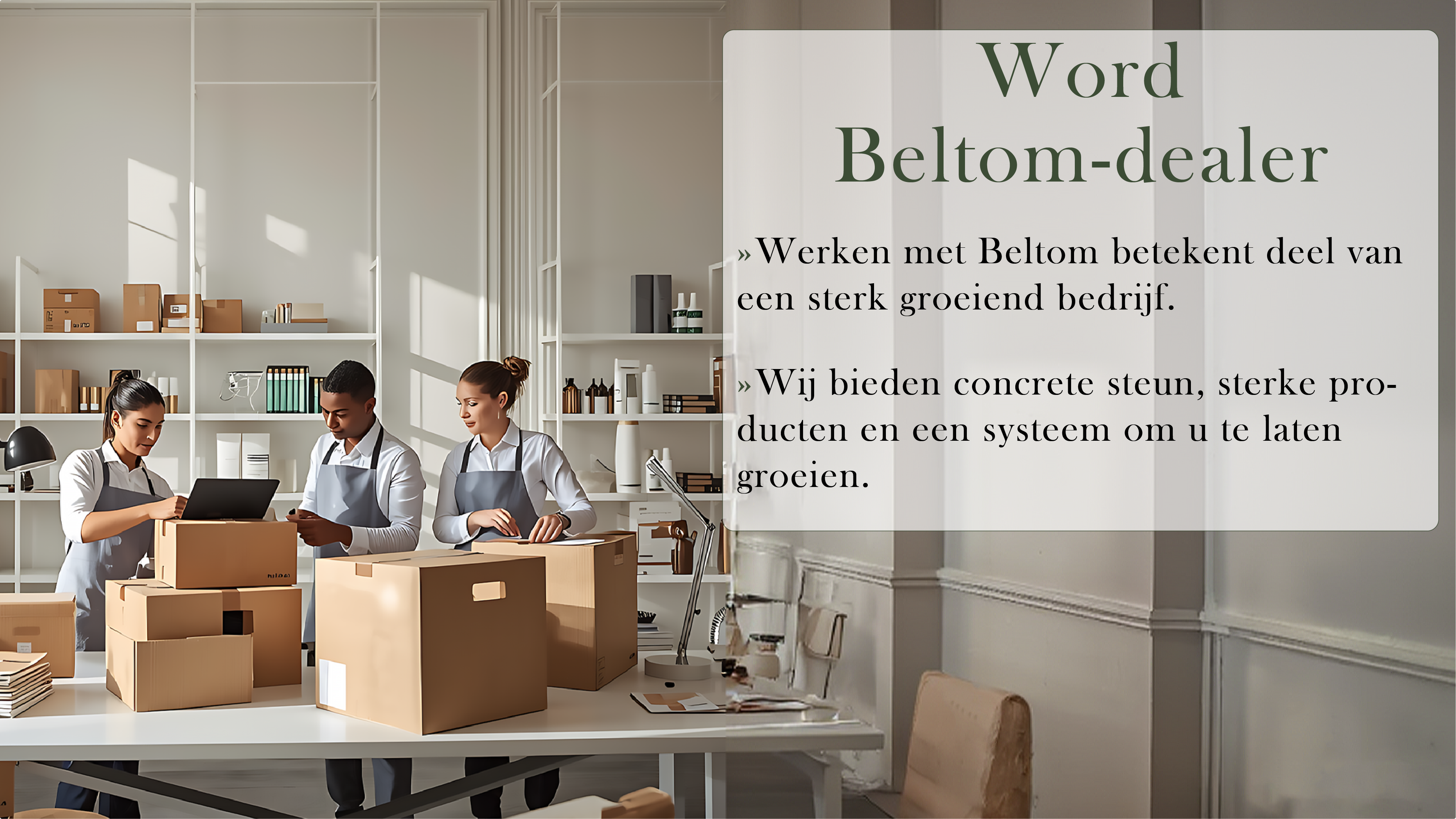 Werk met ons mobile